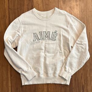 Aime Leon Dore Cream Crewneck Sweatshirt